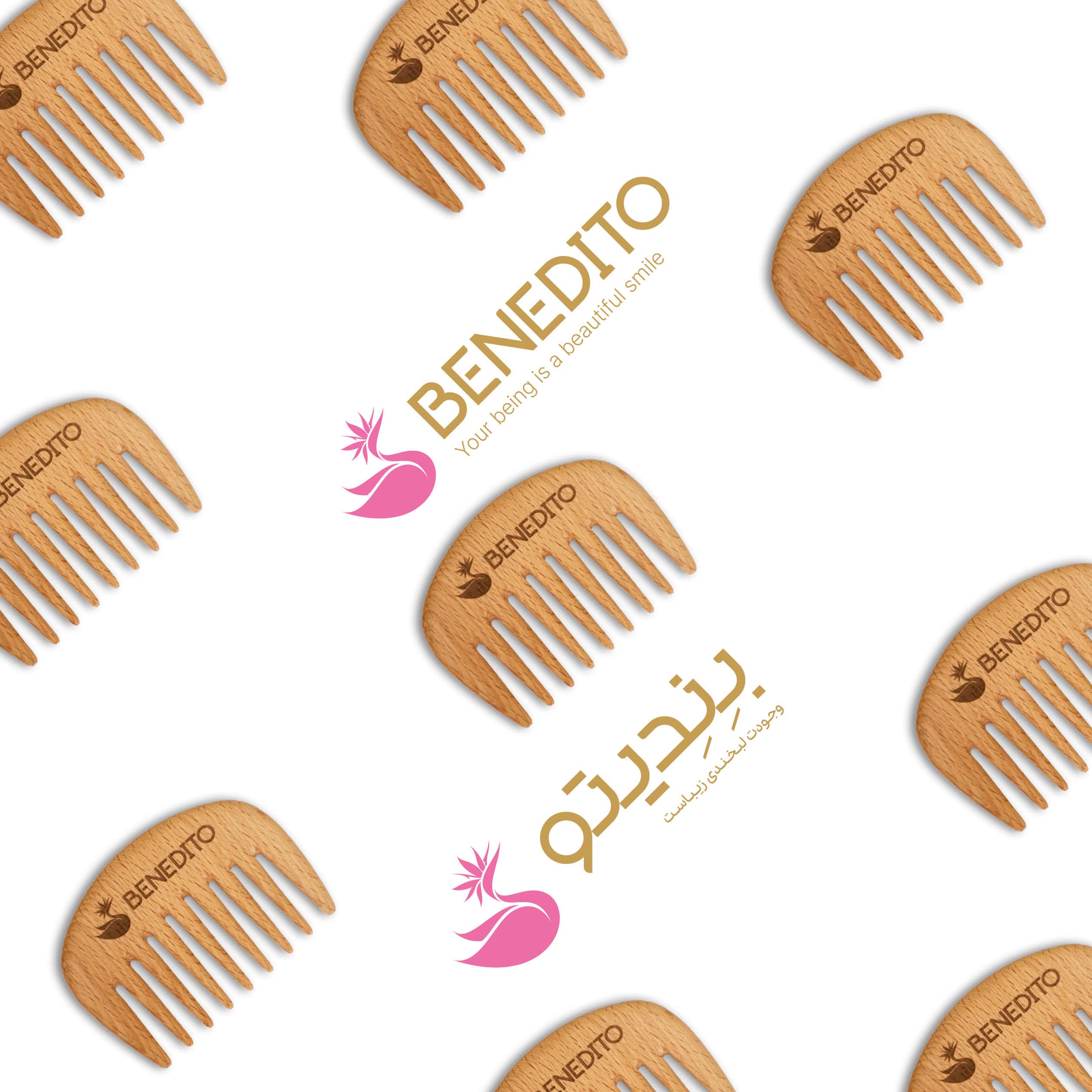 شانه چوبی دست ساز