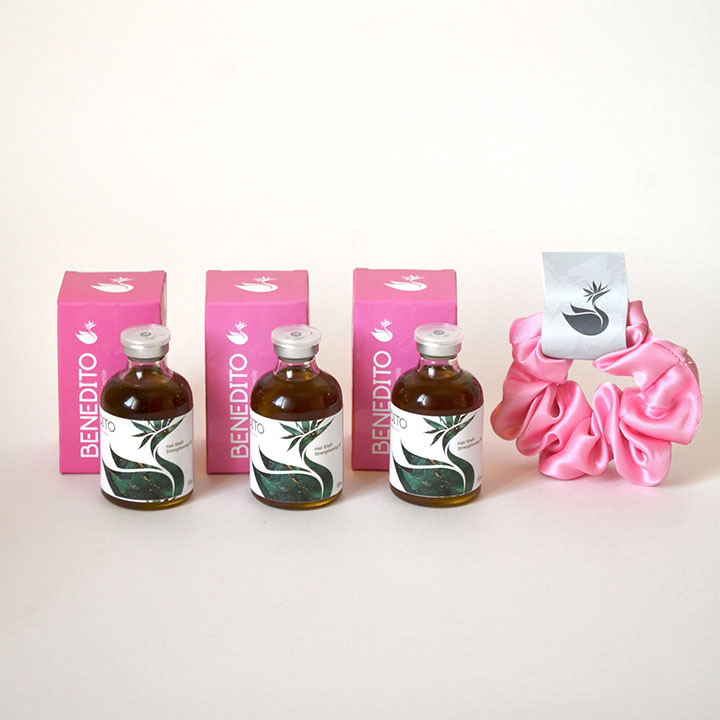 پکیج ساقه مو
( 3 عدد روغن تقویت ساقه مو + اسکرانچی صورتی)